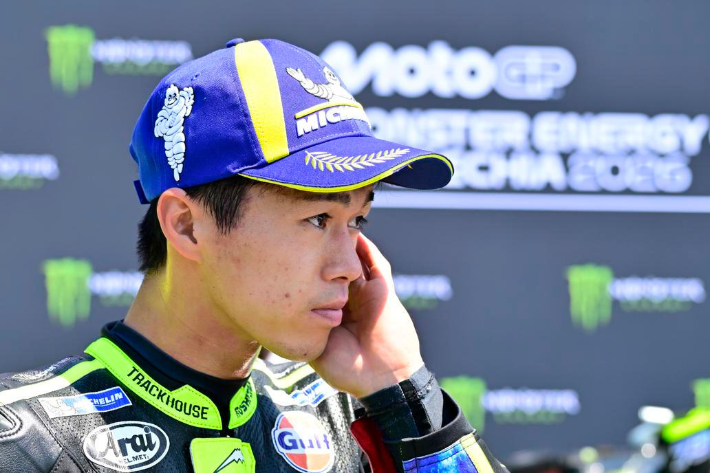 Vítěz kvalifikace Velké ceny České republiky MotoGP Ai Ogura z Trackhouse MotoGP Teamu