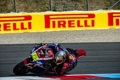 Filip Salač v závodě Moto2 v rámci VC České republiky v Brně 2026