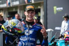 Filip Salač v závodě Moto2 v rámci VC České republiky v Brně 2026