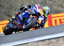 Filip Salač (12) v závodě Moto2 v Brně 2026