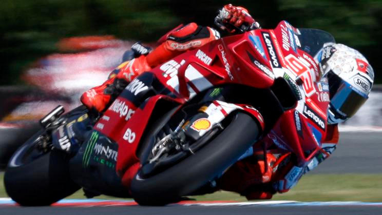 Marc Márquez v závodě MotoGP v Brně 2026
