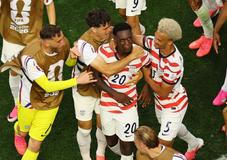 Folarin Balogun (20) v zápase fotbalistů USA na MS 2026