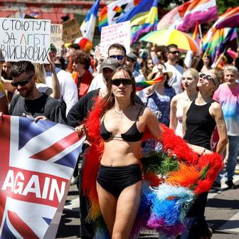 Equality March organized by the LGBT+ community in Kyiv