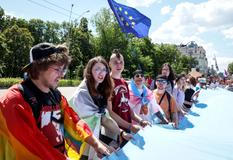 Equality March organized by the LGBT+ community in Kyiv