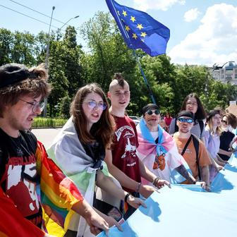 Equality March organized by the LGBT+ community in Kyiv