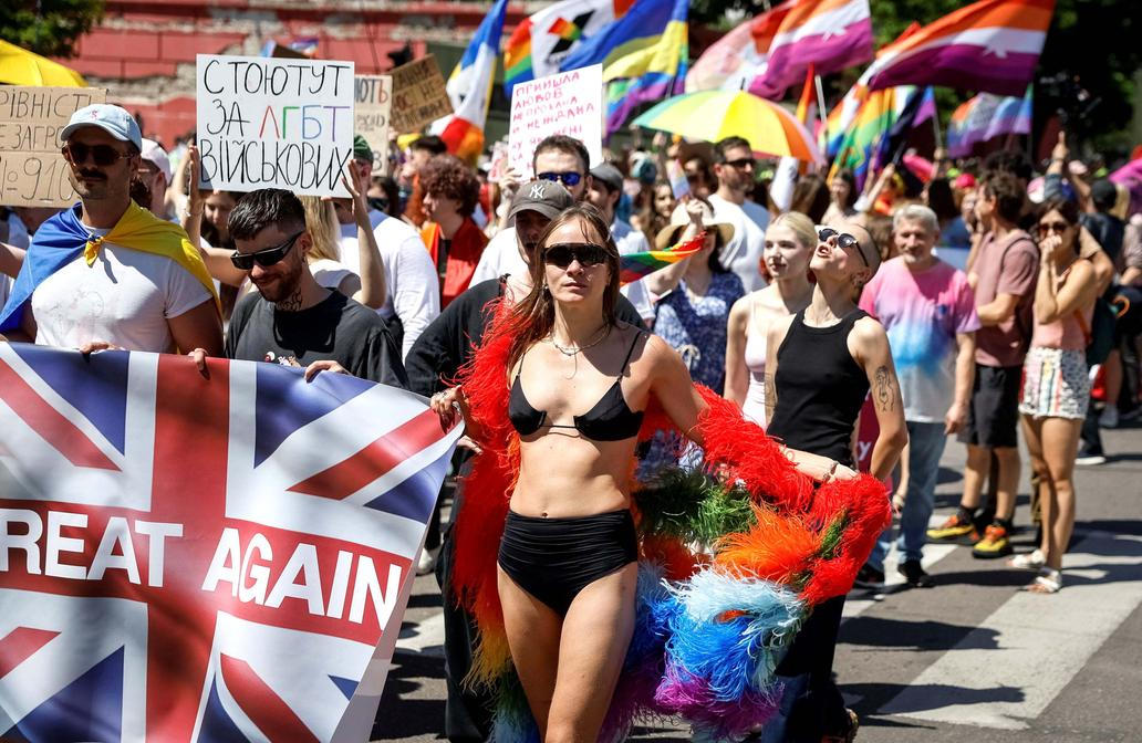 Equality March organized by the LGBT+ community in Kyiv