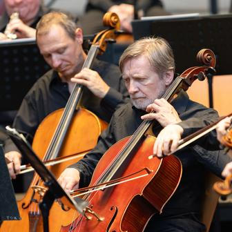 Ty doprovodil komorní orchestr.