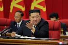 North Korean leader Kim Jong Un attends the second plenary meeting of the Ninth Central Committee of the Workers' Party of Korea, in Pyongyang