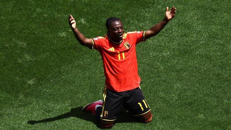 Belgický fotbalista Jérémy Doku na MS 2026