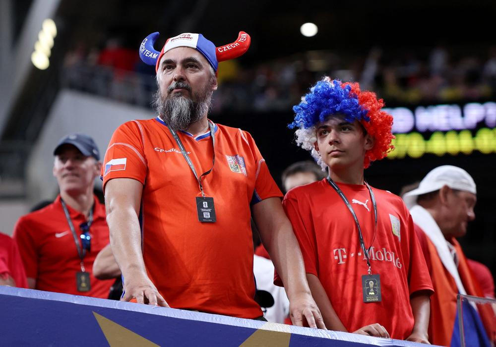 Čeští fanoušci na zápase Česko - JAR na MS 2026