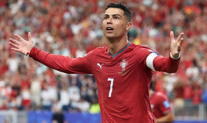 Cristiano Ronaldo v utkání proti Uzbekistánu na MS 2026