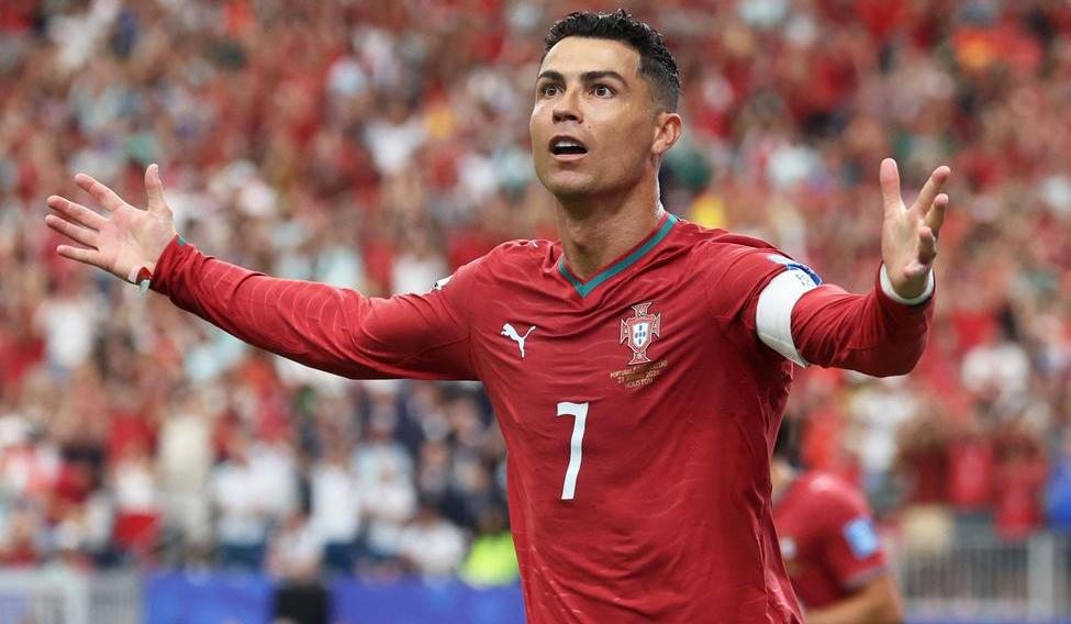 Cristiano Ronaldo v utkání proti Uzbekistánu na MS 2026