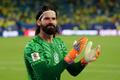 Brazilský brankář Alisson slaví vítězství nad Skotskem na MS 2026