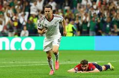 Álvaro Fidalgo slaví gól v zápase Česko - Mexiko na MS 2026.