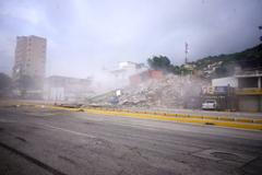 Aftermath of an earthquake in La Guaira