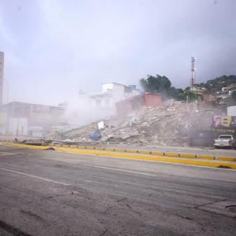 Aftermath of an earthquake in La Guaira