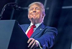 U.S. President Trump attends a rally to kick off the 'Great American State Fair' in Washington