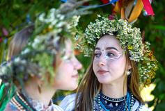 People celebrate traditional Ivana Kupala holiday in Kyiv