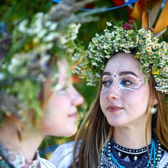 People celebrate traditional Ivana Kupala holiday in Kyiv