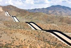 Construction on the second U.S.-Mexico border fence in Arizona