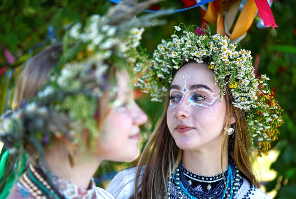 People celebrate traditional Ivana Kupala holiday in Kyiv