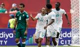 Radost senegalský fotbalistů v zápase proti Iráku na MS 2026
