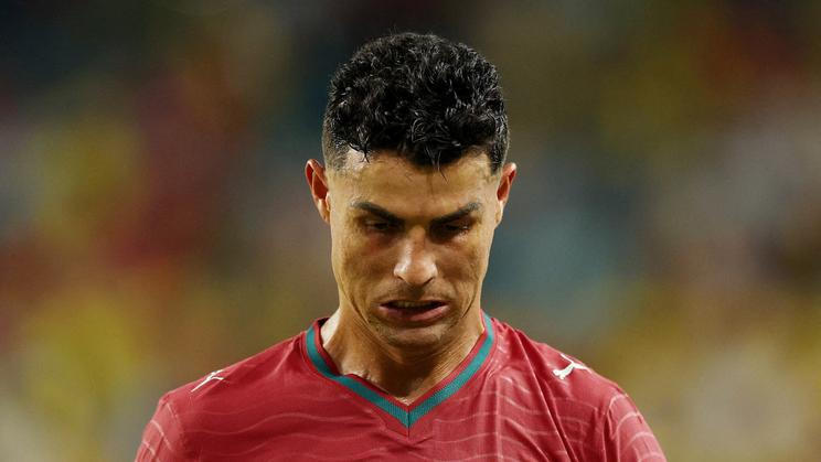 Cristiano Ronaldo z Portugalska v zápase s Kolumbií na MS 2026