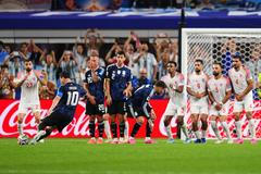 Lionel Messi slaví gól v zápase MS 2026 Argentina - Jordánsko.