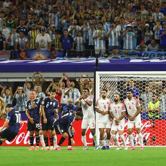 Lionel Messi dává gól v zápase MS 2026 Argentina - Jordánsko.