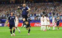 Lionel Messi slaví gól v zápase MS 2026 Argentina - Jordánsko.