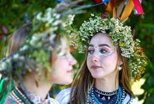 People celebrate traditional Ivana Kupala holiday in Kyiv
