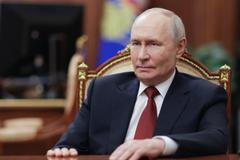 Russian President Putin gives an interview in Moscow