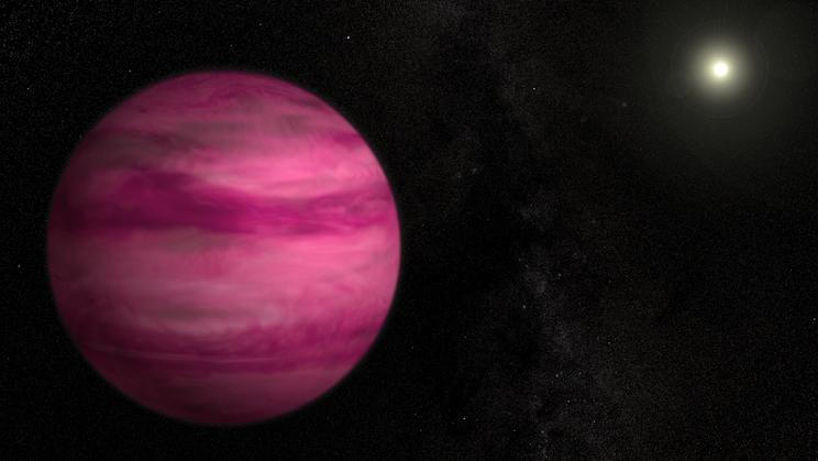 Růžový svět mate astronomy.