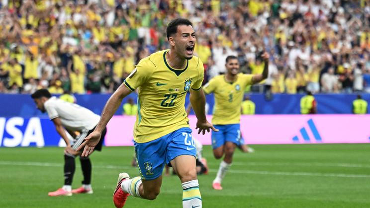 Gabriel Martinelli slaví vítězný gól v osmifinále MS 2026 Brazílie - Japonsko
