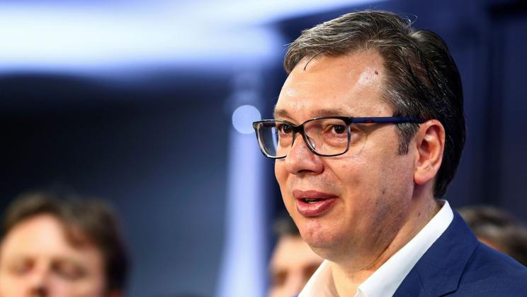Srbský prezident Aleksandar Vučič.