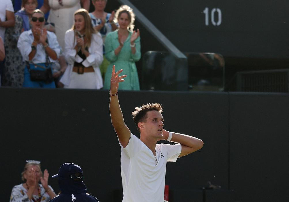 Jakub Menšík v 1. kole Wimbledonu 2026