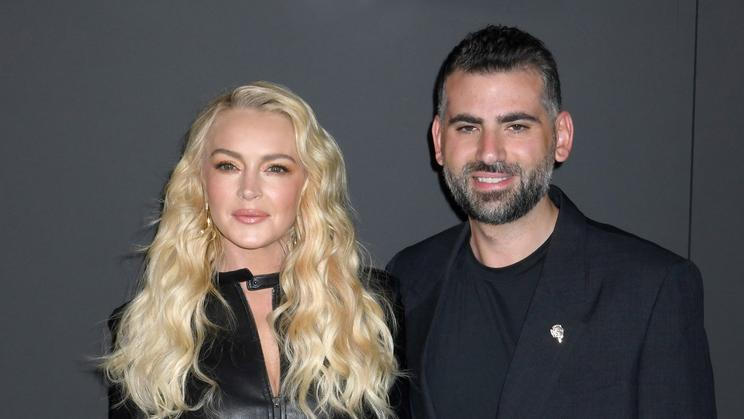 Lindsay Lohan and Bader Shammas attend the GucciCore GUCCI Resort Cruise 2027 Collection Runway Show in NYC - 16 May 2026