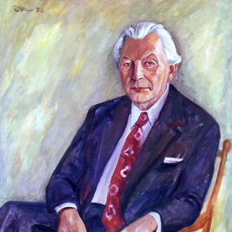 Günter Rittner je také autorem uvolněného portrétu bývalého spolkového kancléře Kurta Georga Kiesingera (1966–1969).