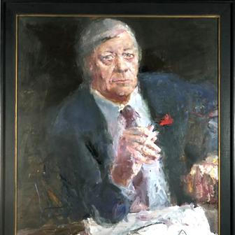 Myšlenku vytvořit galerii portrétů bývalých spolkových kancléřů prosadil Helmut Schmidt (1974–1982). V roce 1986, tedy ještě před znovu sjednocením Německa, si objednal svůj portrét u východoněmeckého malíře Bernharda Heisiga, který byl prominentním umělcem v tehdejším východním Německu (NDR), což bylo v roce 1986 silné politické gesto smíření ještě před pádem Berlínské zdi.