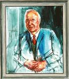 Helmuta Kohla (1982–1998) zvěčnil v robustním, realistickém stylu s dynamickými tahy štětcem Albrecht Gehse, žák Bernharda Heisiga. „Kancléř znovusjednocení“ malíři pózoval v roce 2002, čtyři roky po odchodu z funkce.