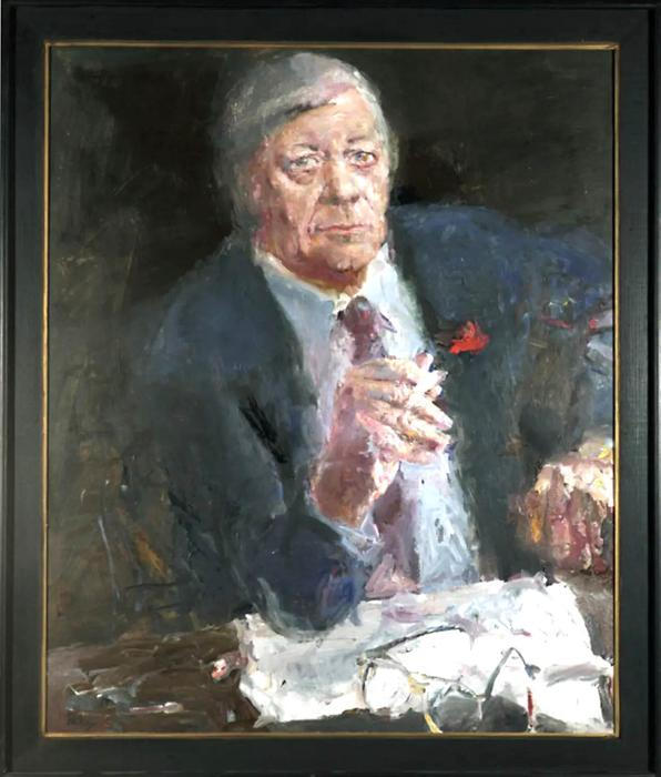 Myšlenku vytvořit galerii portrétů bývalých spolkových kancléřů prosadil Helmut Schmidt (1974–1982). V roce 1986, tedy ještě před znovu sjednocením Německa, si objednal svůj portrét u východoněmeckého malíře Bernharda Heisiga, který byl prominentním umělcem v tehdejším východním Německu (NDR), což bylo v roce 1986 silné politické gesto smíření ještě před pádem Berlínské zdi.