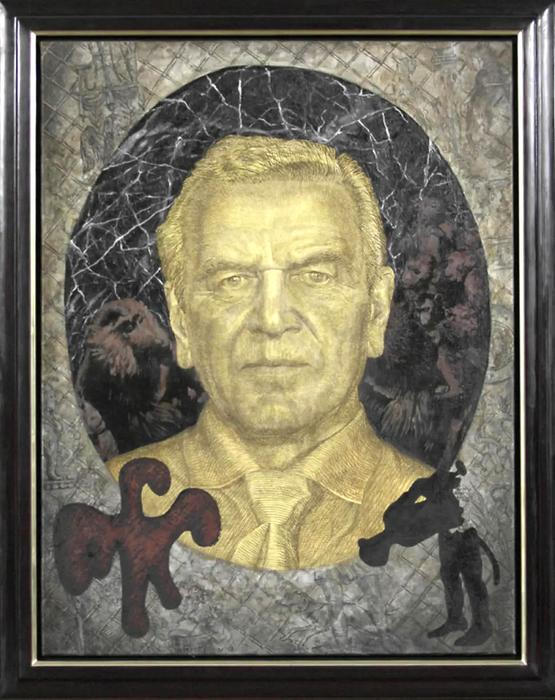Gerhard Schröder (1998–2005) si jako autora svého portrétu vybral Jörga Immendorffa ještě během svého působení v úřadu. Nejkontroverznější a vizuálně nejnápadnější obraz byl do galerie zavěšen v lednu 2007 a zatím představuje její poslední přírůstek.
