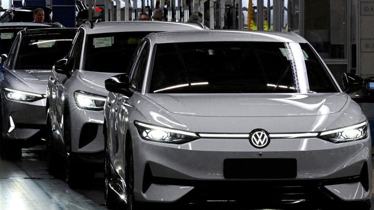 FILE PHOTO: Volkswagen (VW) electric fleet lead plant in Emden