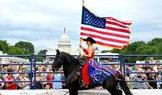 Visitors attend The Great American State Fair