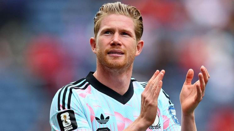 Kevin De Bruyne v osmifinále MS 2026 Belgie - Senegal