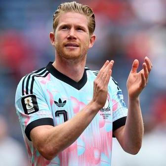 Kevin De Bruyne v osmifinále MS 2026 Belgie - Senegal