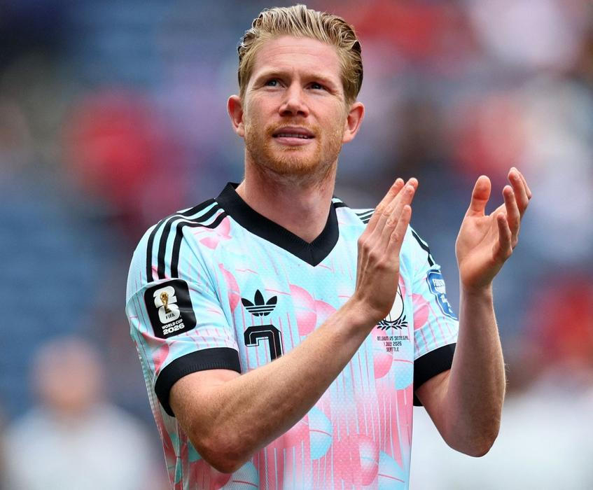 Kevin De Bruyne v osmifinále MS 2026 Belgie - Senegal
