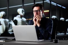 Ai,Robot,Replacing,Human,Roles,In,Business,With,Efficiency,And
