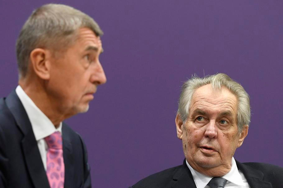 ANDREJ BABIŠ, premiér, politik, MILOŠ ZEMAN, prezident