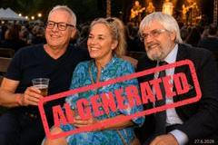 Fotografie, na níž mají být zachyceni soudce Pavel Šámal, Petr Kolář a Světlana Witowská, je zjevným podvrhem vytvořeným umělou inteligencí. Stejný názor má i Ústavní soud.